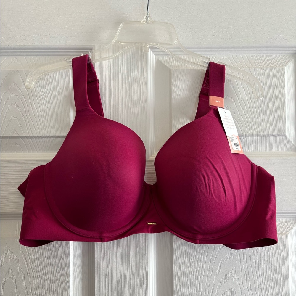 Cacique by Lane Bryant Modern Luxe lightly lined balconette bra 46C nwt
